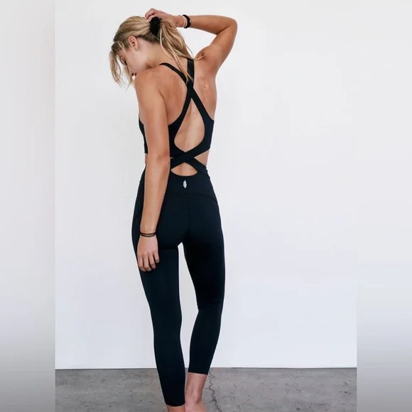 Women's Tan Jumpsuit - Picture 7 of 10